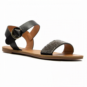 Qupid Athena Women Strappy Sparkly Sandals size 8